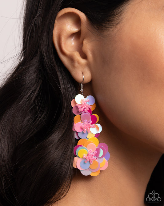 Beaded Bouquet Multi Earrings