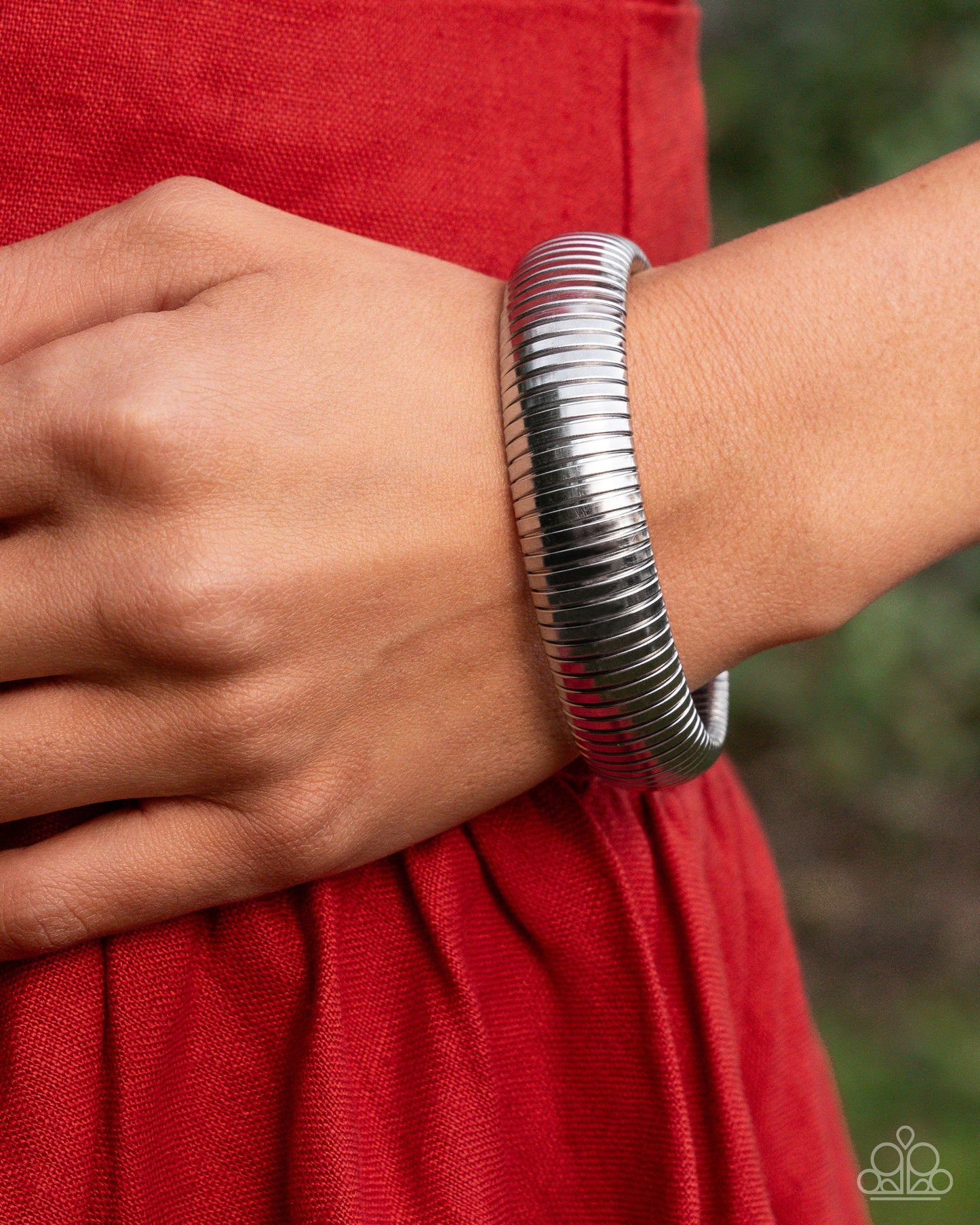 Flashy Fringe Silver Bracelet