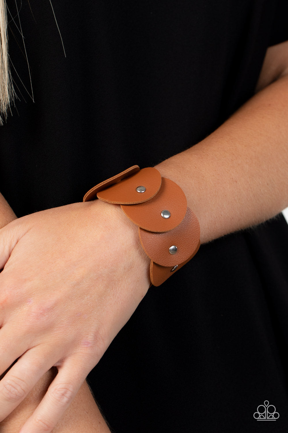 Rhapsodic Roundup Brown Wrap Bracelet