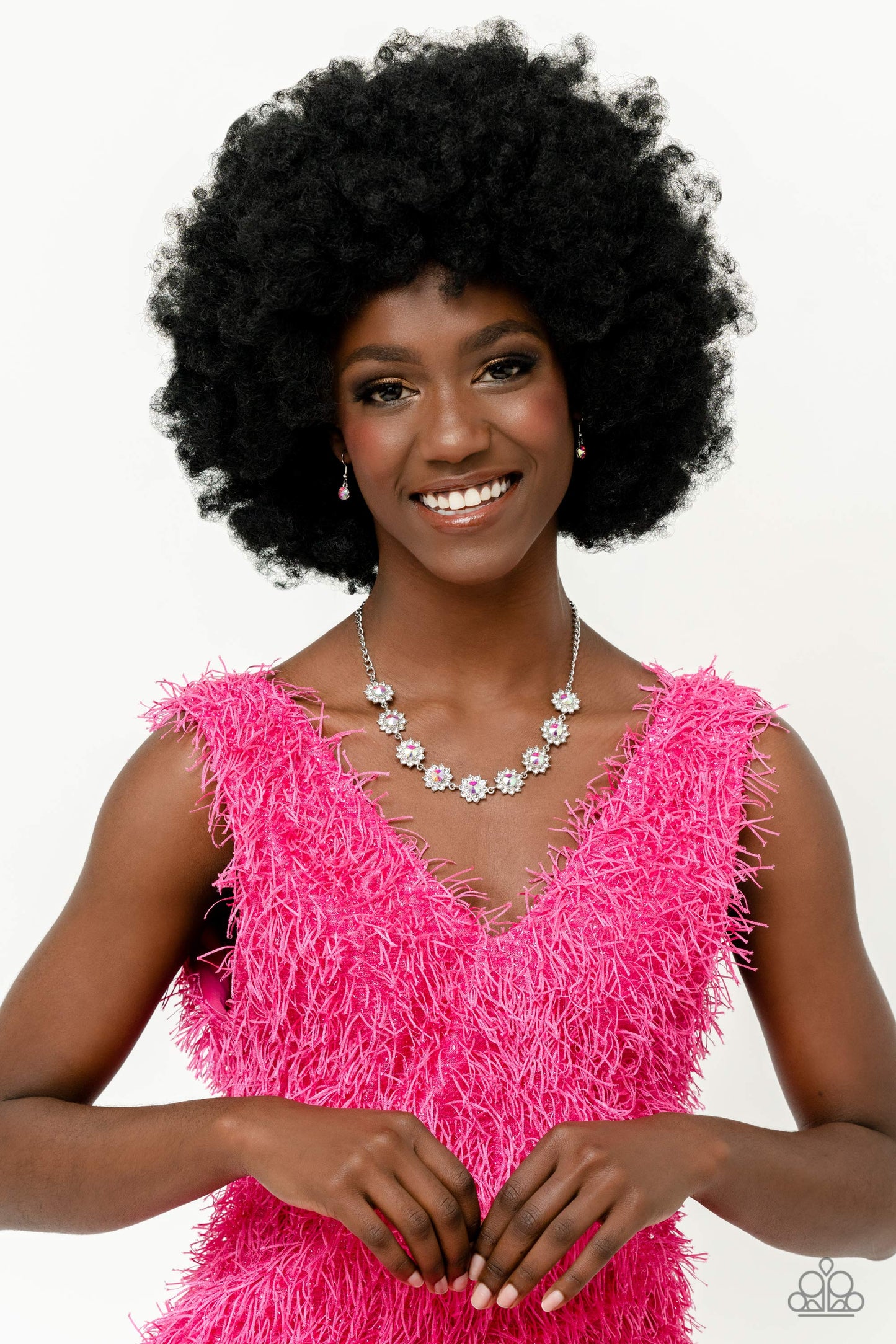 Blooming Brilliance Multi Iridescent Necklace