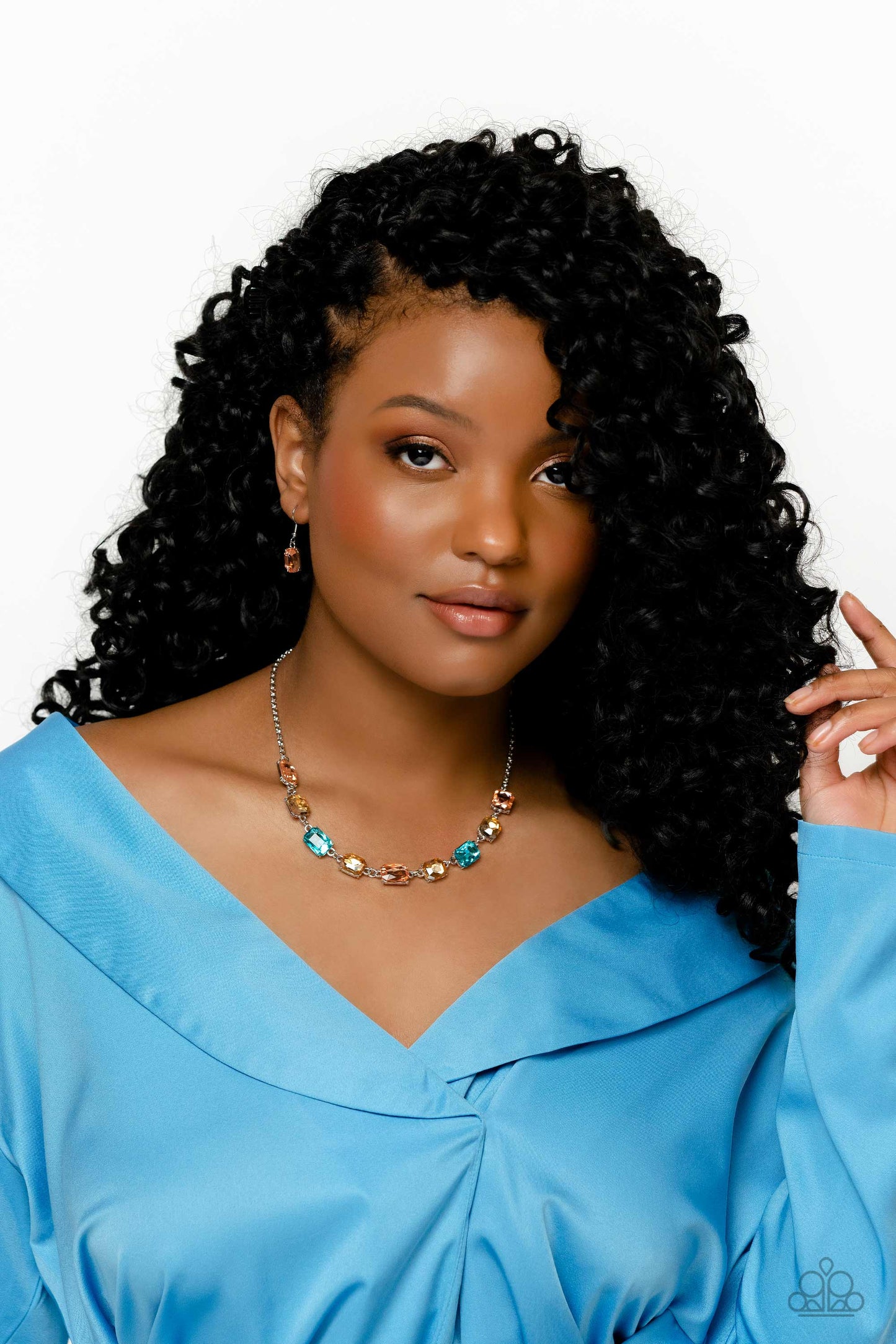 Emerald Envy Multi Iridescent Necklace