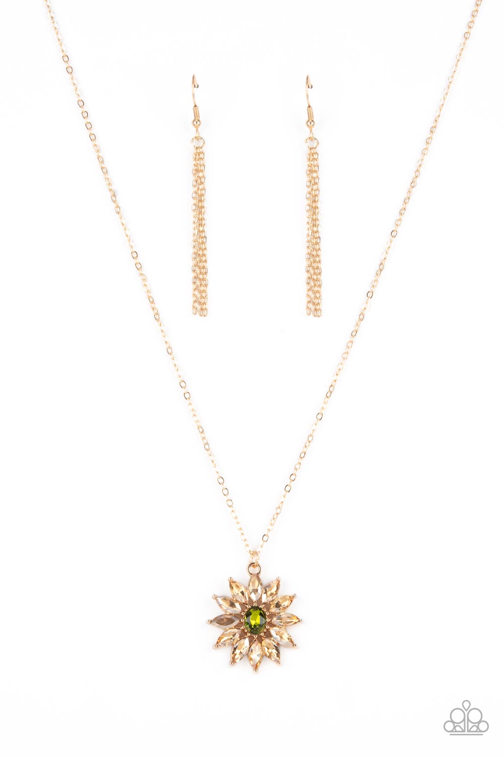 Formal Florals Gold Necklace