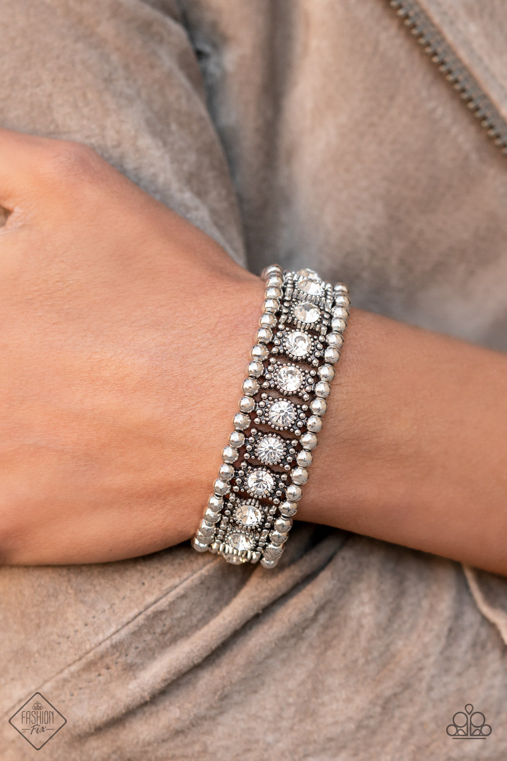 Ritzy Reboot Silver Fashion Fix Bracelet