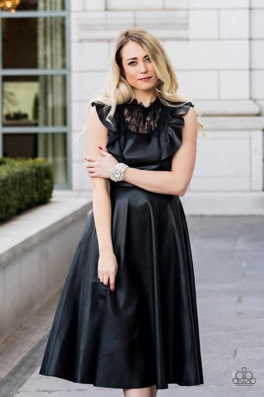 Rule the Room White Pearl EMP Rhinestone Bracelet