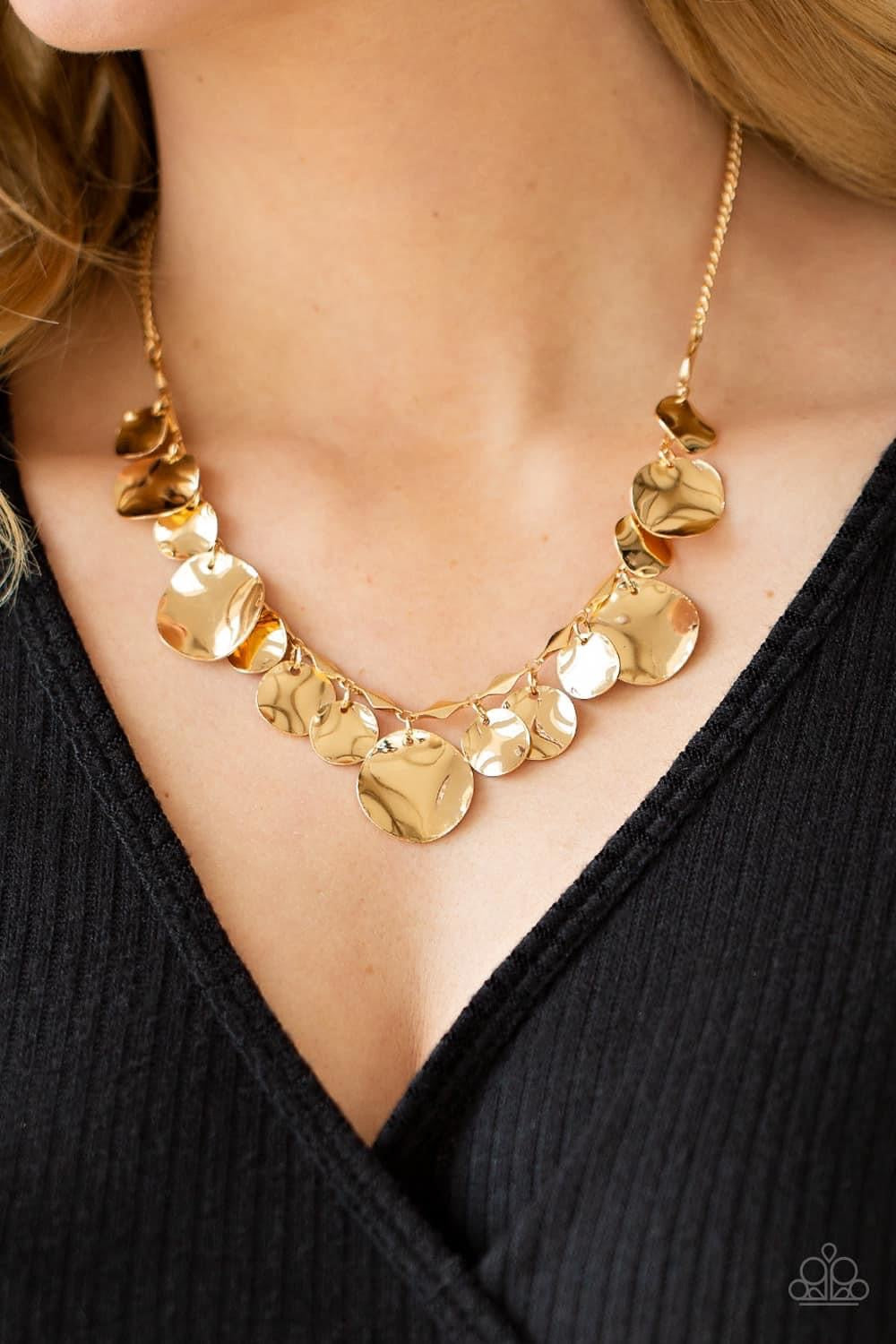 Glisten Closely Gold Necklace
