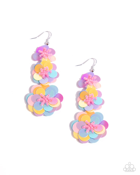 Beaded Bouquet Multi Earrings