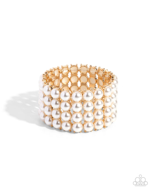 Ombre Overture Gold Pearl Bracelet