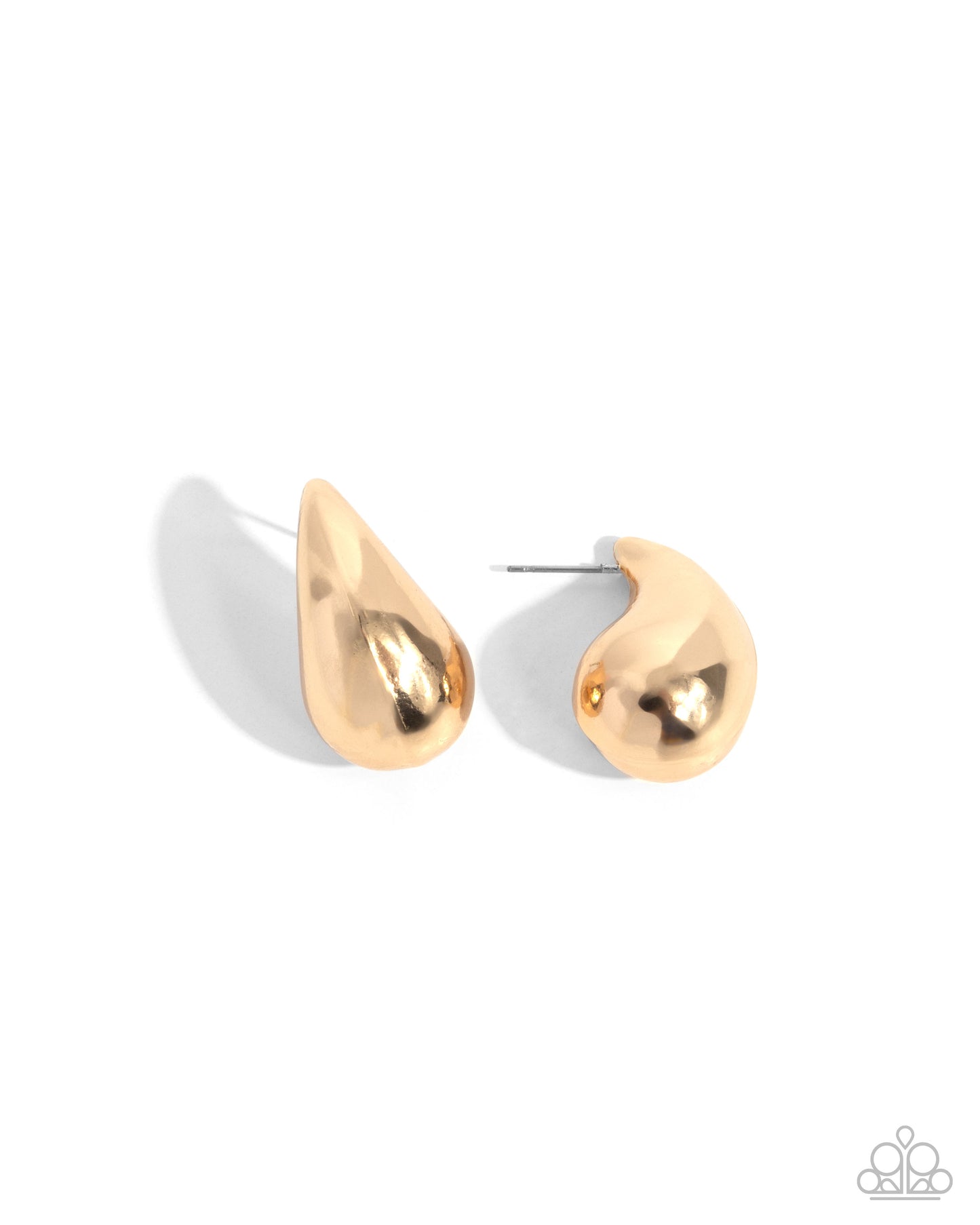 Raindrop Reveal Gold Earrings
