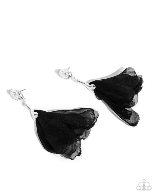 Corps de Ballet Black Earrings