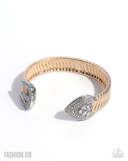 Fashion Forward Feature Gold Cuff Bracelet