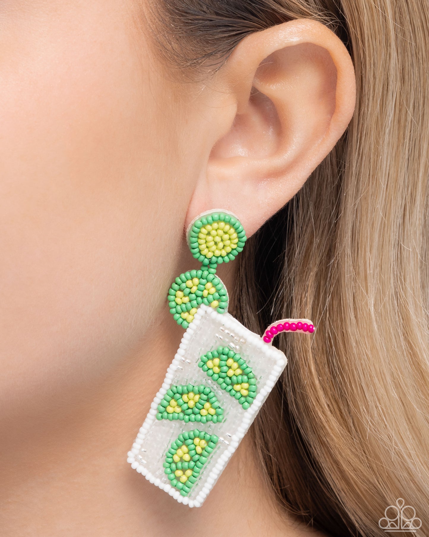 Lavish Limes Green Earrings