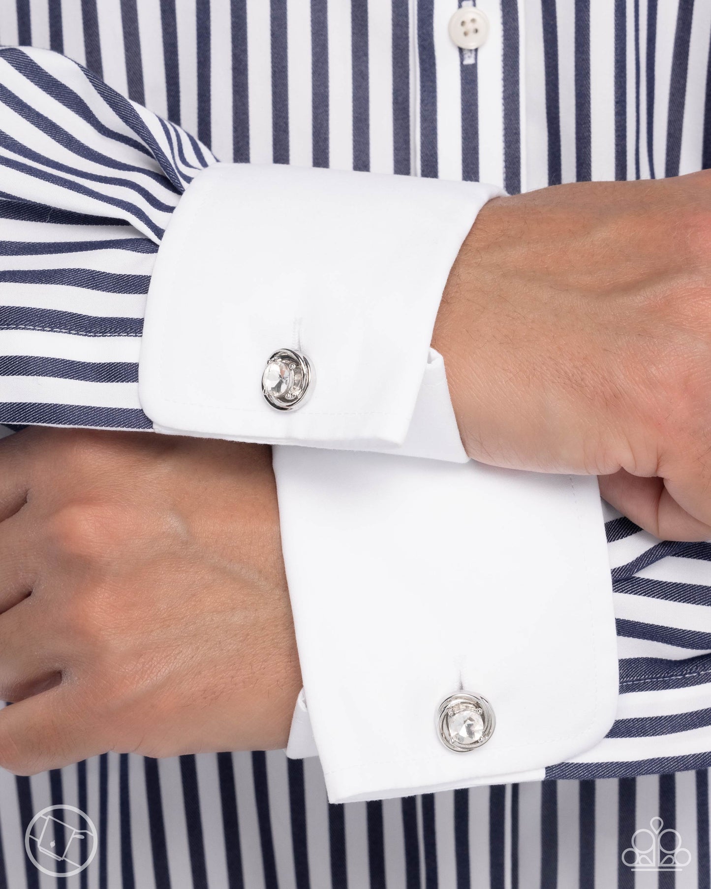 Serendipitous Showcase Silver Cuff Links