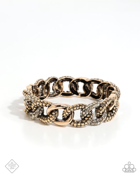 Assertive Austerity Gold Bracelet
