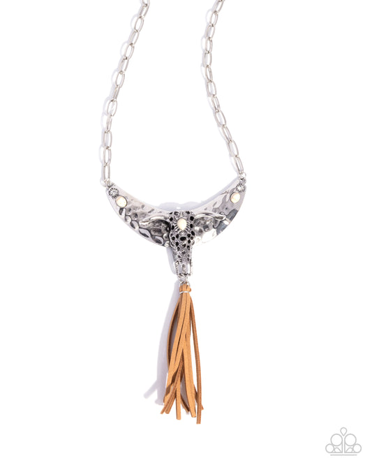 Limitless Longhorn White Necklace