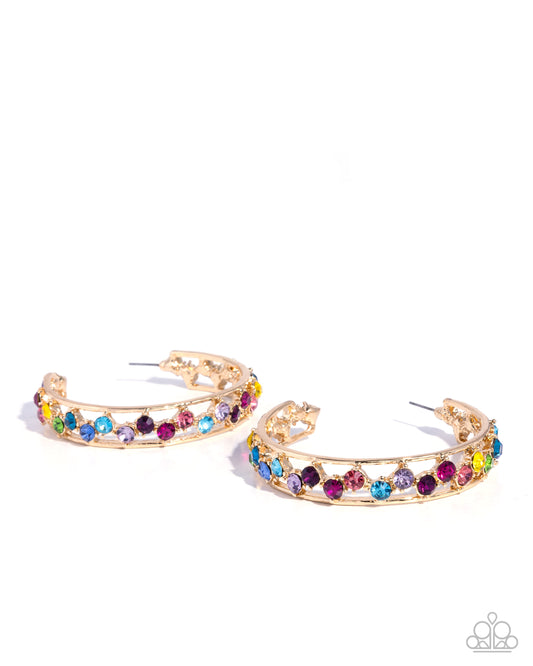 Scattered Sophistication Multi Hoop Earrings