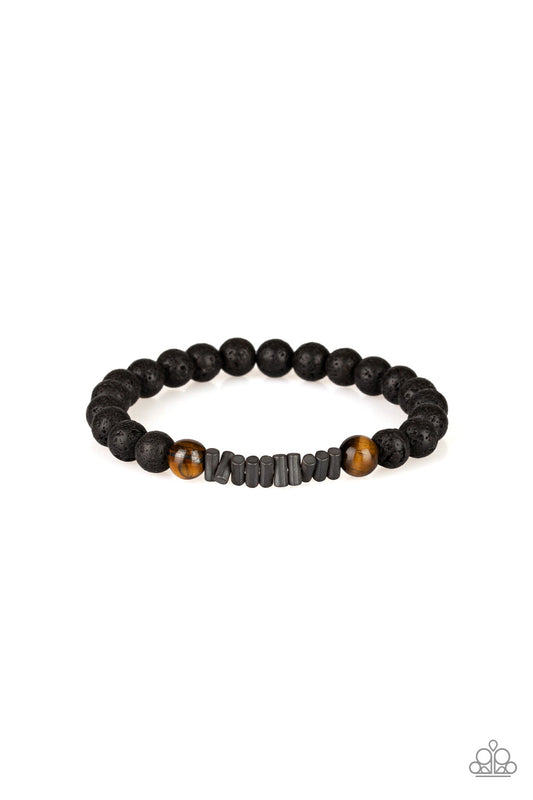 Courage Brown Black Urban Unisex Bracelet