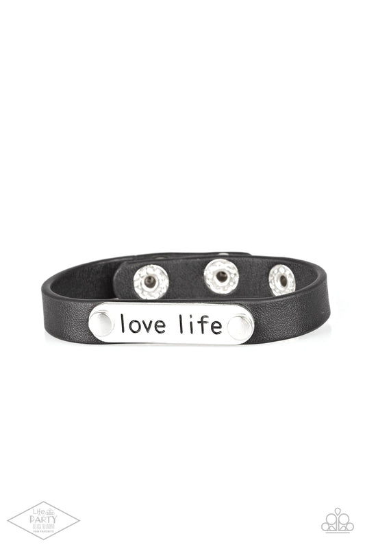 Love Life Black Urban Wrap Bracelet