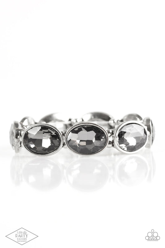 DIVA In Disguise Silver Gunmetal Bracelet
