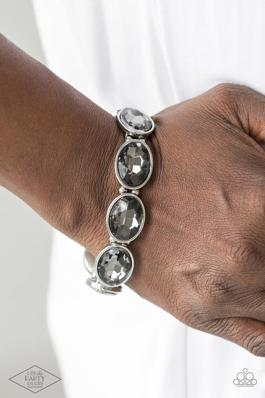 DIVA In Disguise Silver Gunmetal Bracelet
