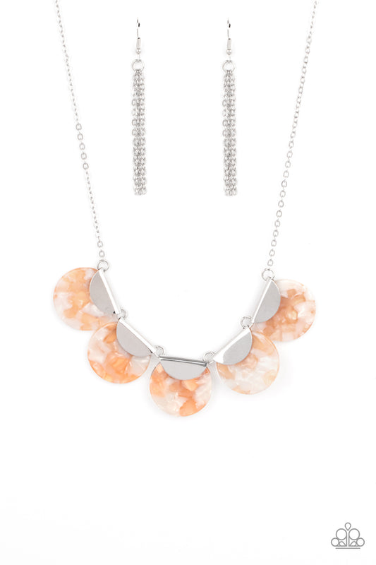 Mermaid Oasis Orange Necklace