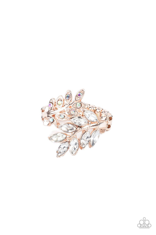 Glowing Gardenista Rose Gold Ring