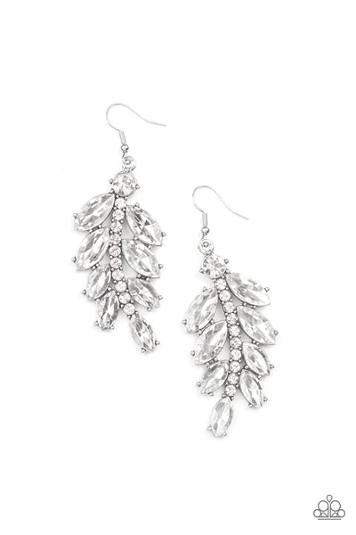 Ice Garden Gala Silver Earrings