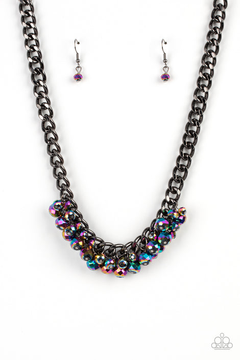 Galactic Knockout Multi Oil Spill Necklace