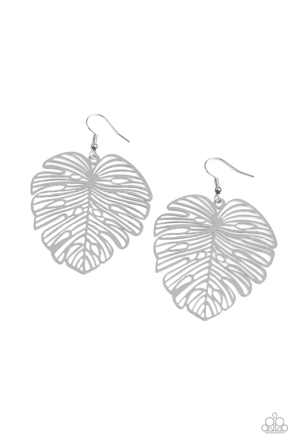 Palm Palmistry Silver Earrings