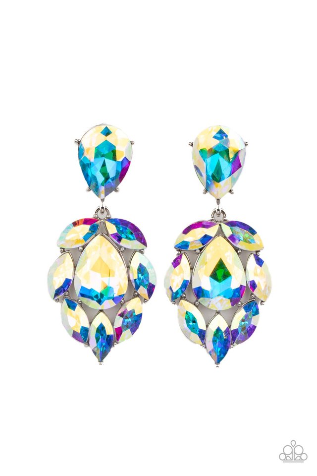 Galactic Go-Getter Multi Iridescent Earrings
