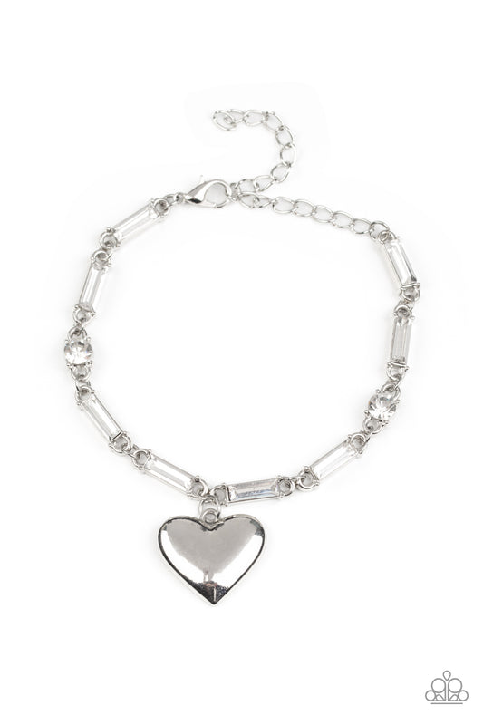 Sweetheart Secrets Silver Heart Bracelet