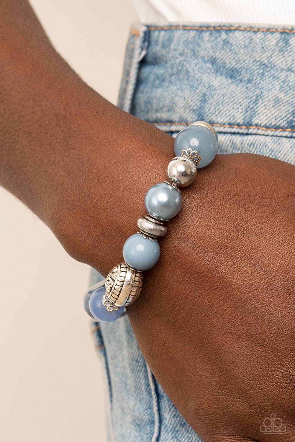 Tonal Takeover Blue Bracelet