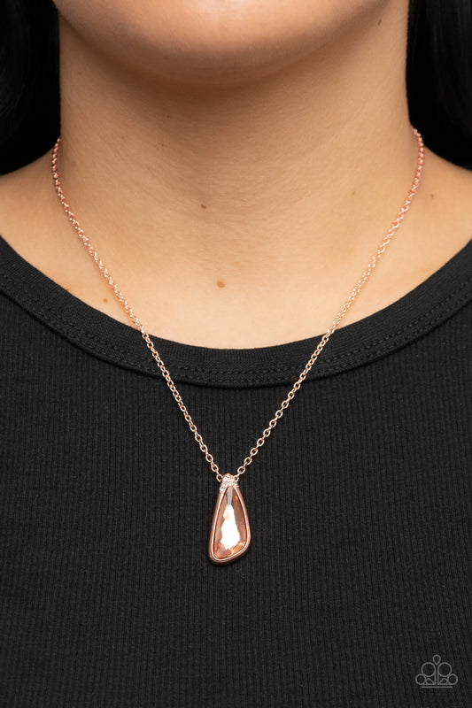 Envious Extravagance Copper Necklace
