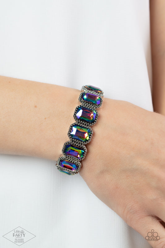 Studded Smolder Multi Oil Spill Bracelet