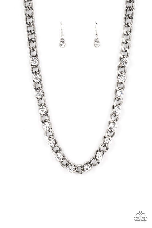 Major Moxie Silver Necklace