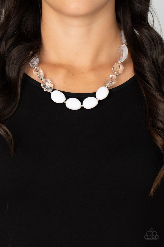Private Paradise White Necklace