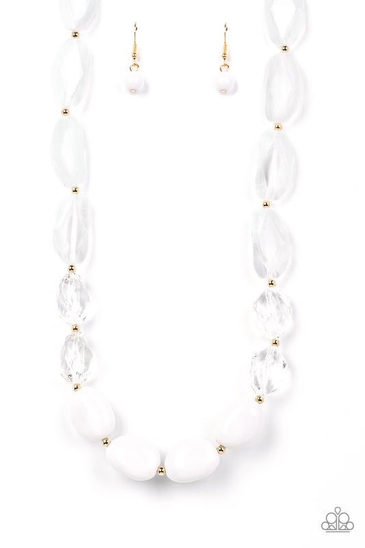 Private Paradise White Necklace