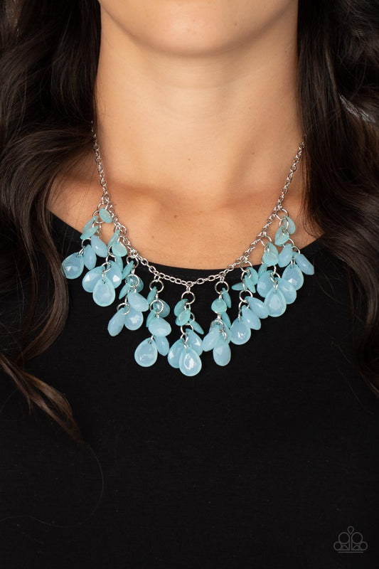 Crystal Cabaret Blue Necklace