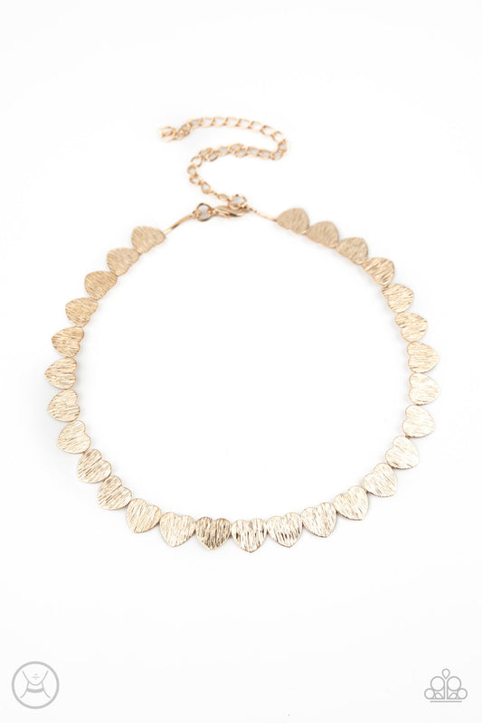 Playing Heart to Get Gold Choker