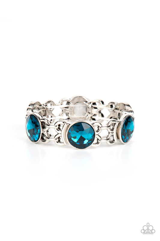 Devoted to Drama Blue Bracelet