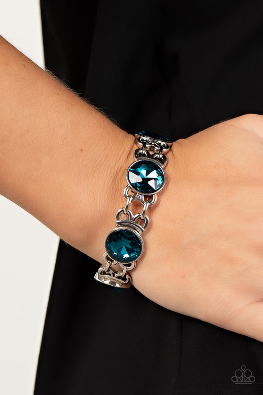 Devoted to Drama Blue Bracelet