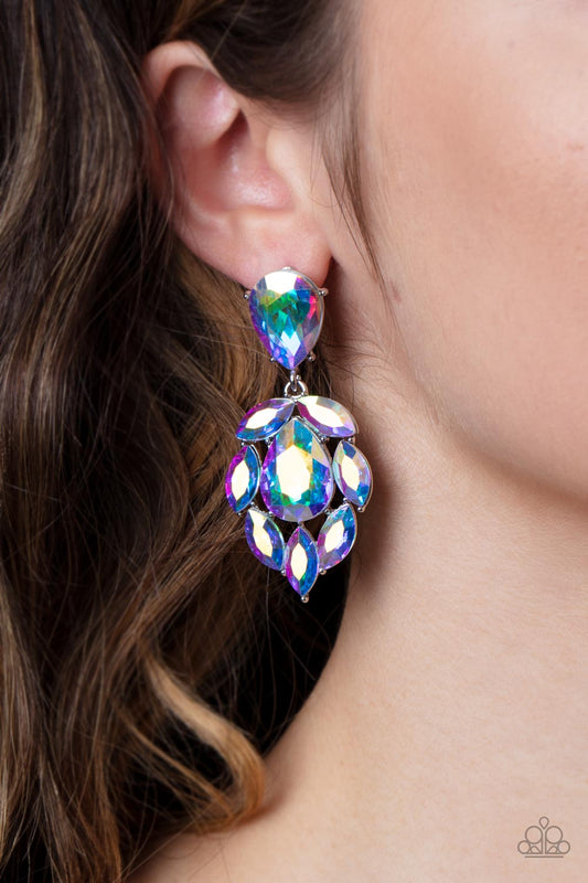 Galactic Go-Getter Multi Iridescent Earrings