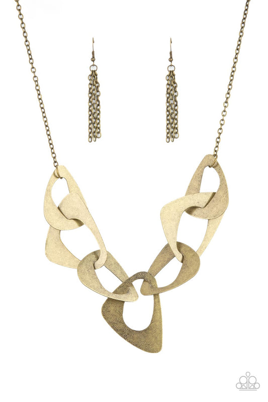 Guide to the Galaxy Brass Necklace