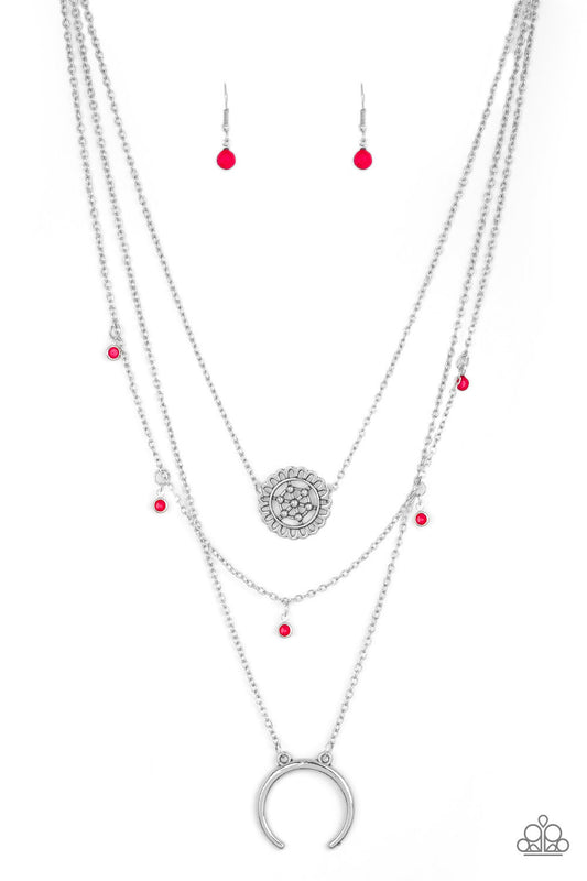Lunar Lotus Pink Necklace