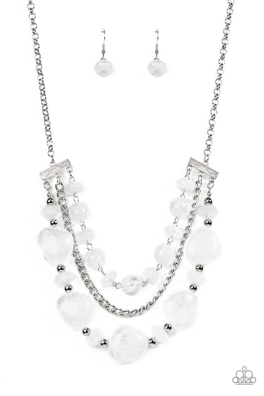 Oceanside Service White Necklace