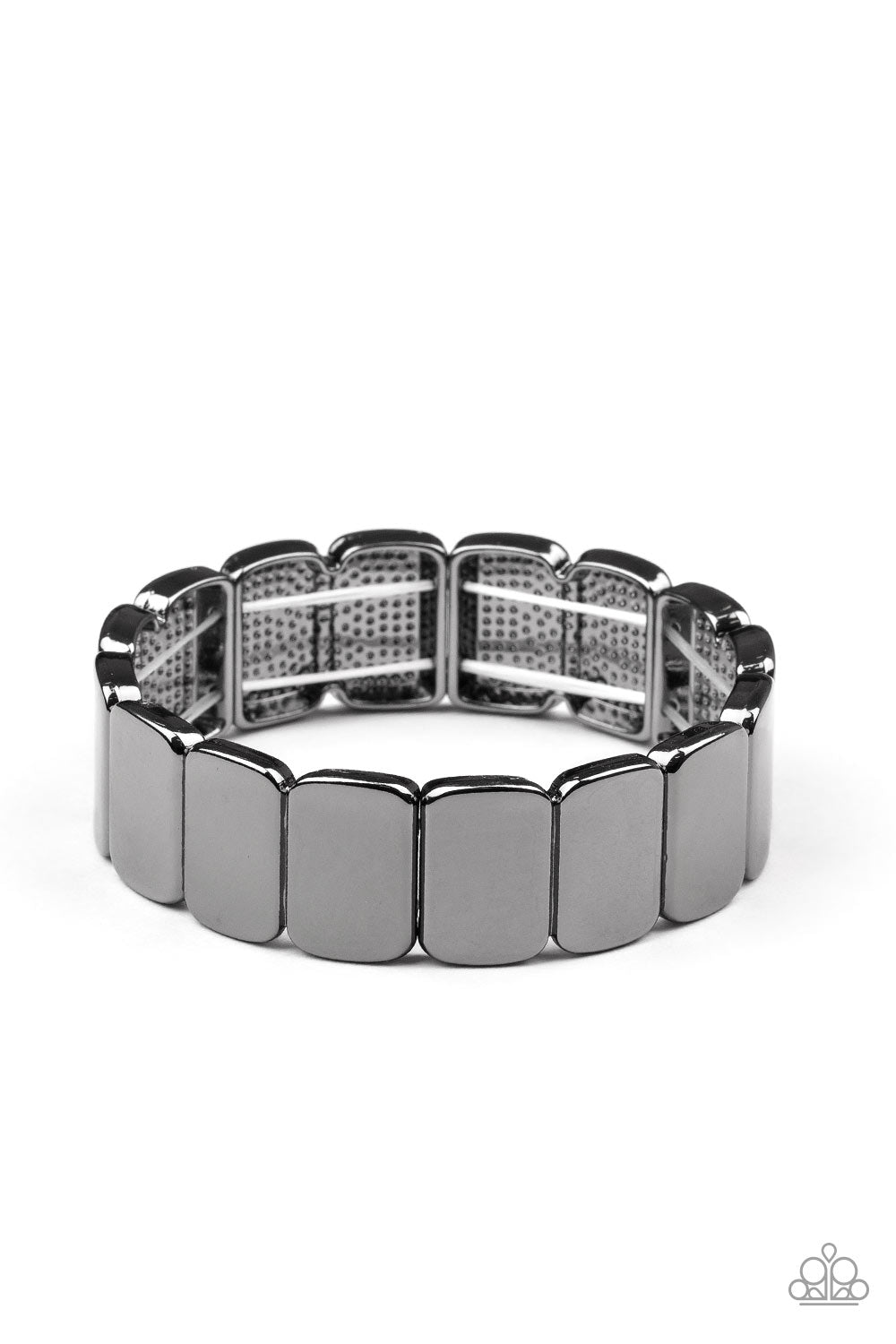 Retro Effect Gunmetal Bracelet