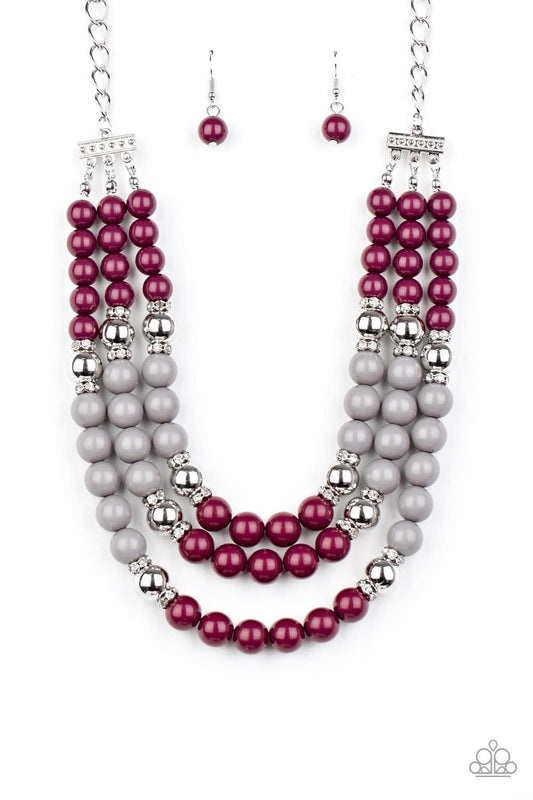 Bead Your Own Drum Purple Necklace